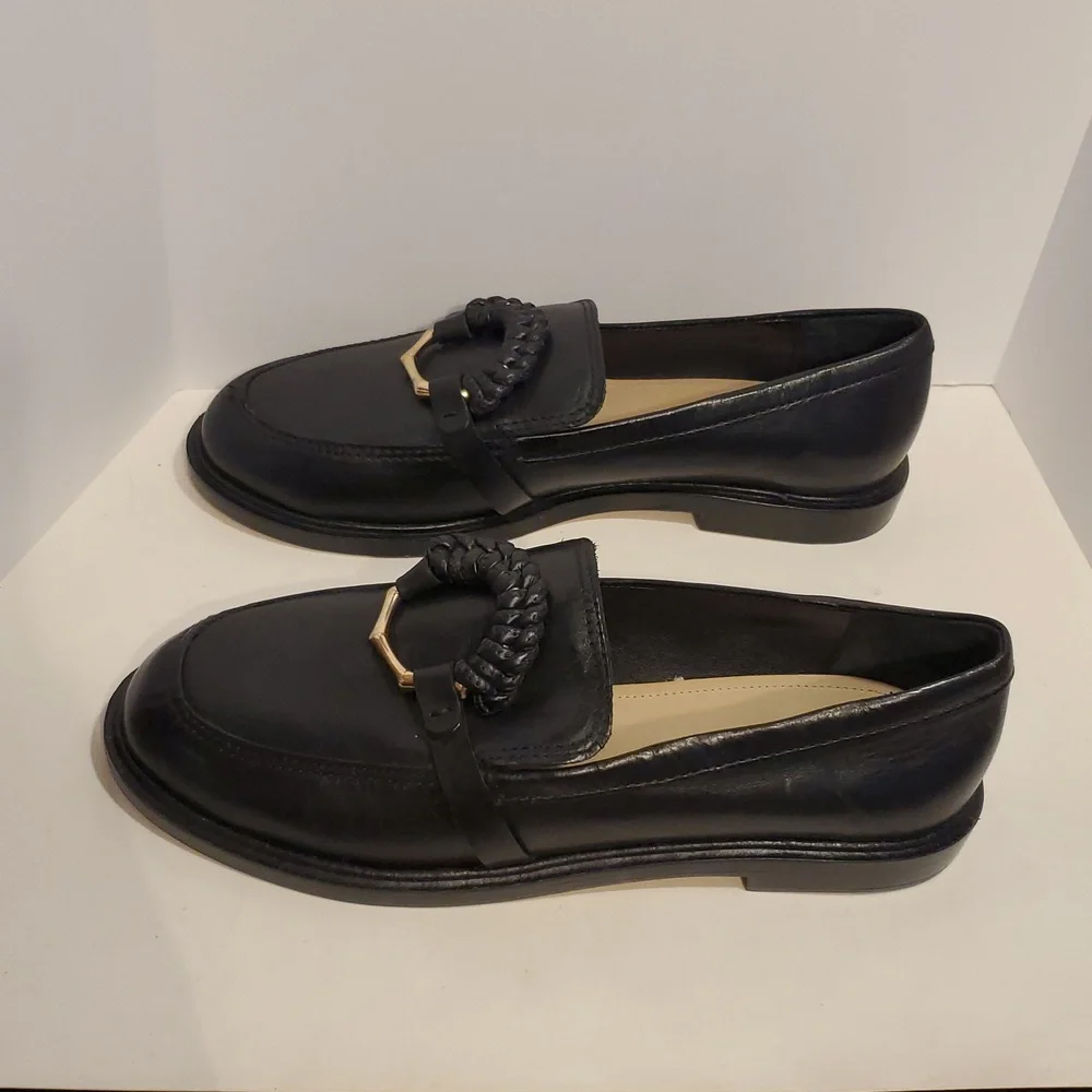 Schutz Rhino Loafers In Black Size 9.5B NWOB